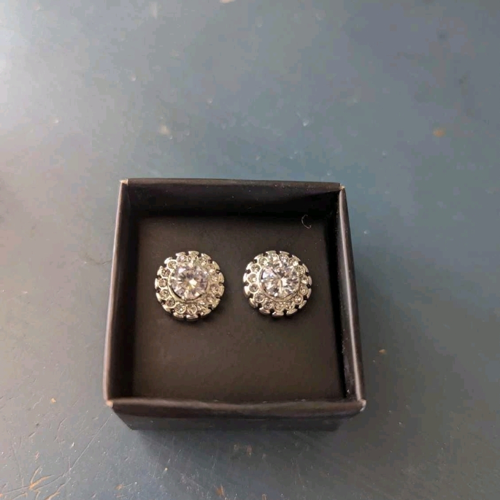Elegant Silver Stud Earrings